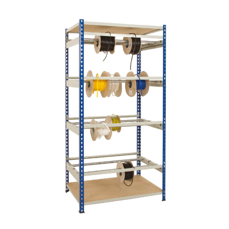 Reel Racks Mobile Mobile Cable Reel Storage / Bench | Workflo • Keep cable reels organised