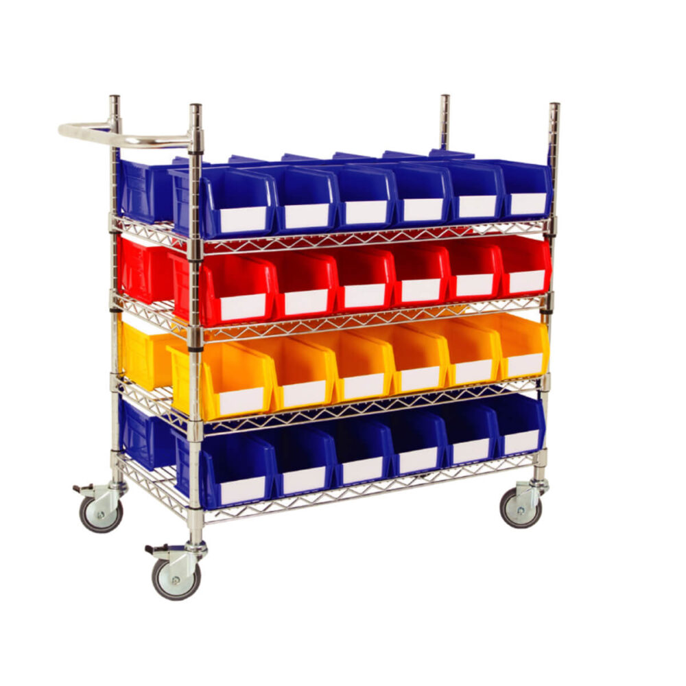 Chrome Wire Trolley