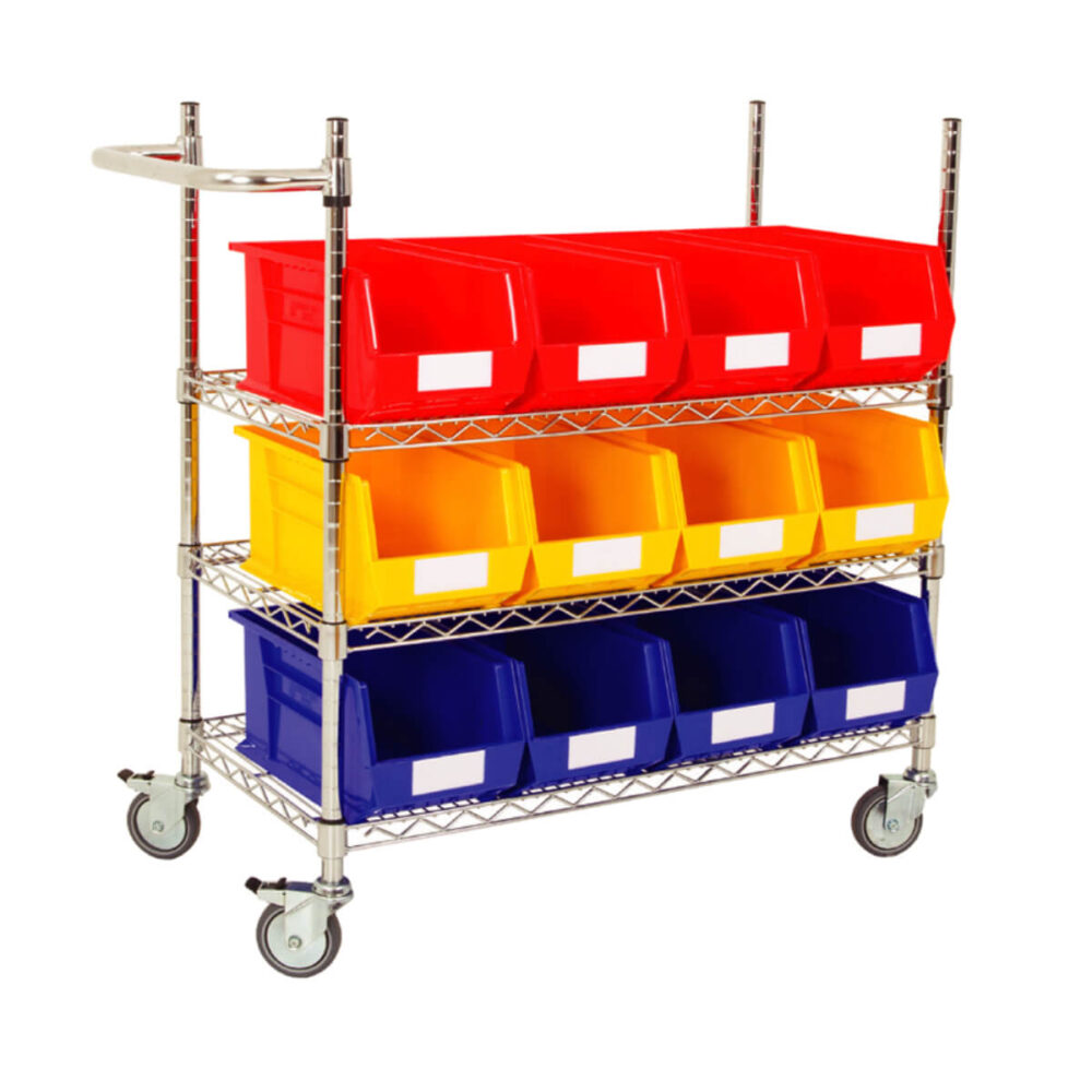 Chrome Wire Trolley