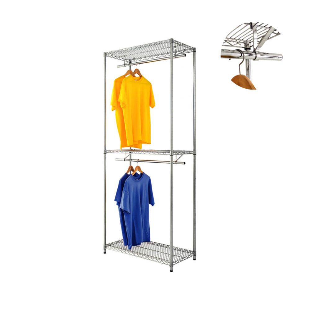 Double Garment Rack