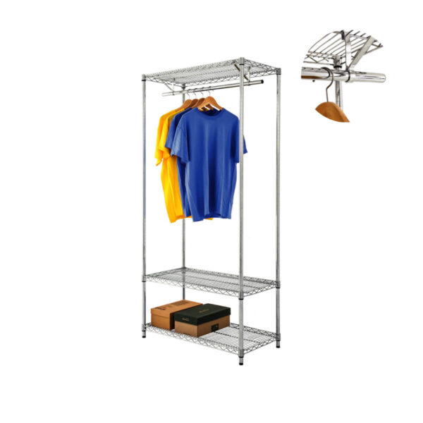 Garment Rack with Undershelf