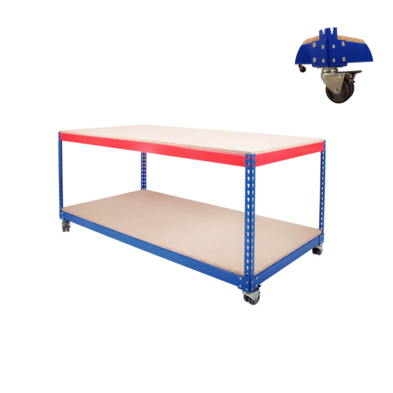 Rivet Heavy Duty Mobile Workbench • Workflo
